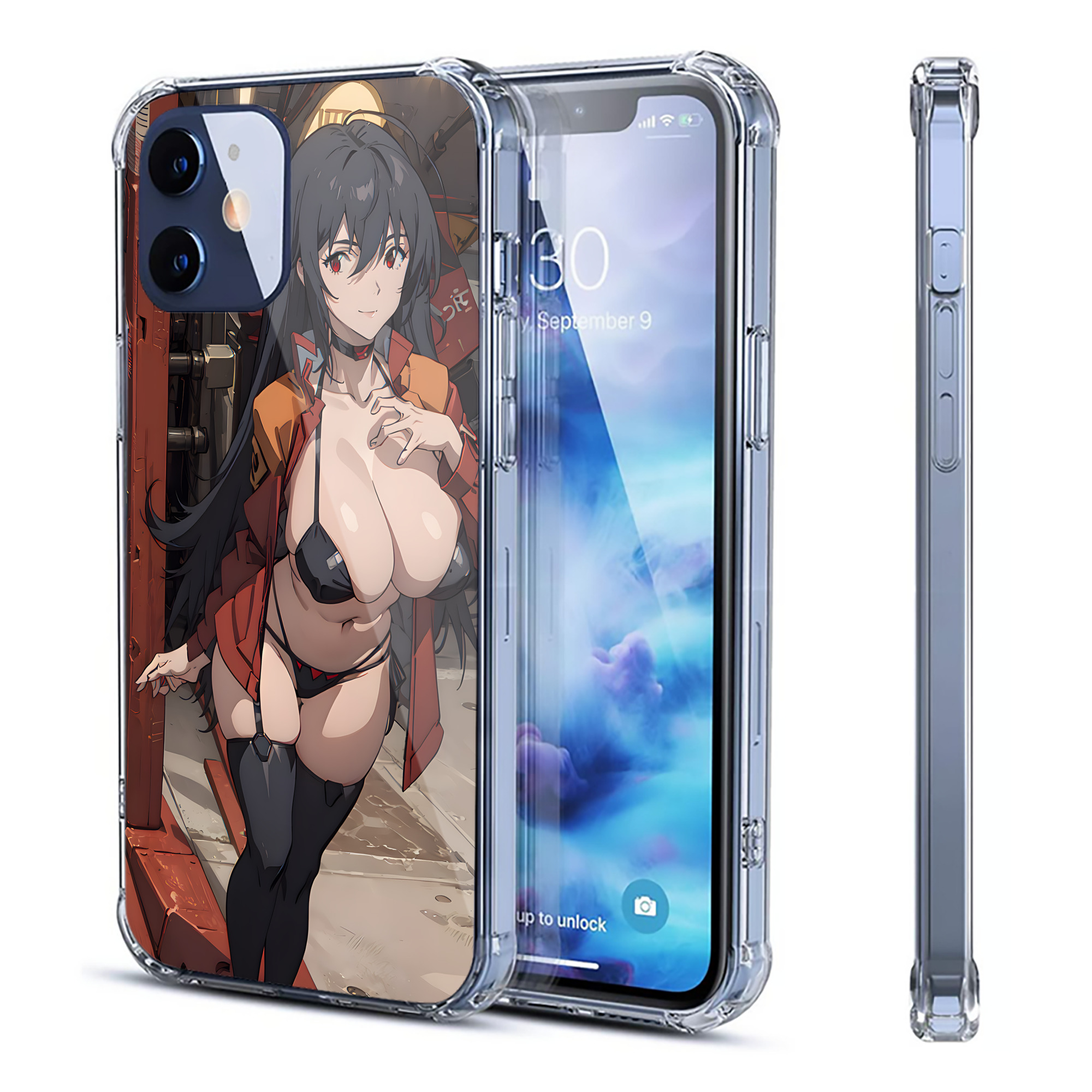 （画像用） EVA 新世紀エヴァンゲリオン 【iPhone 12シリーズ対応】透明スマホケース（クリアソフトケース）